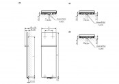 Case Slim – rysunek techniczny grzejnika - WGCSS136052