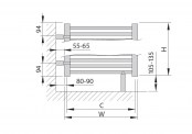 Rysunek techniczny - Pini PSD - PSD0003401154014020000