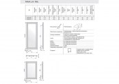 Rysunek techniczny - Rama Mirror - RMM0595144814A030000