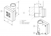 KTX 2 - sterownik do grzałki elektrycznej, rysunek techniczny