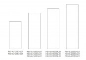 Rozmiary grzejnika Indivi - IND-50-120E34