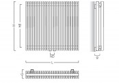 Rysunek techniczny - Afro New X - AFRNX-100-45