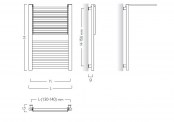 Rysunek techniczny - Clevo - CLE-50-180