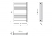 Rysunek techniczny - Omega X - OMEX-50-120DB