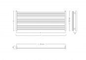 Rysunek techniczny - Stick Level - STIL-100-60ZN