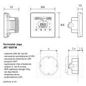 Rysunek techniczny termostatu - MIRF-006-095-14-SSS