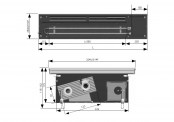 Dane techniczne konwektora PKOC 11/28 - PKOC - 110 x 280 x 1200