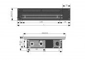 Dane techniczne konwektora PKOC 8/28 - PKOC - 80 x 280 x 1200