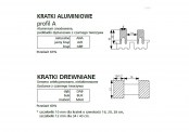 Rysunek techniczny kratek maskujących firmy Vasco - Kratka zwijana KZ - 160 x 2000