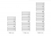 Rozmiary grzejnika Nameless - NAM-50-90