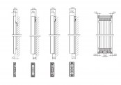 Schemat grzejnika Plain ART Vertical - PAV2018000600