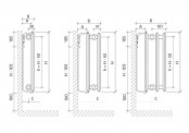 Purmo Hygiene - rysunek techniczny - PURMOH10300X1000