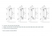 Purmo Plan Compact - rysunek techniczny - PURMOFC11300X1000