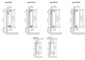 Purmo Ventil Compact M - rysunek techniczny - PURMOCVM21300X1100