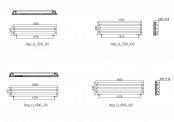 Rozmiary grzejnika Step H - SE11800-03-