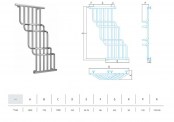 Rysunek techniczny - Cascade Bis - 50550