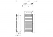 Rysunek techniczny - Domi Chrom - WGDOM111040CRO