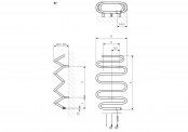 Rysunek techniczny - Spiro Chrom - WSSPI106045CRO