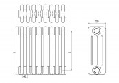 Rysunek techniczny IRSAP Tesi 4 - RT410001001AA02