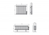 Rysunek techniczny - Charleston Electric - NZ-030-100