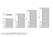 Rysunek techniczny - Metropolitan Bar - MEPM-150-050-ID