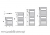 Rysunek techniczny - Metropolitan Spa - METM-180-060-ID