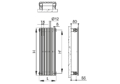 Grzejnik Arpa pionowy 12 mm_1