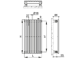 Kaloryfer Arpa Pion o średnicy rurek 18 mm_1
