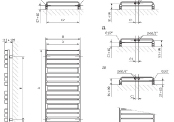 Terma WARP T BOLD - rysunek techniczny